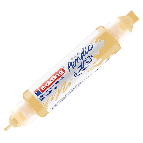 Edding Ed5400915 Akrilik 3D Double Lıner Pastel Sarı