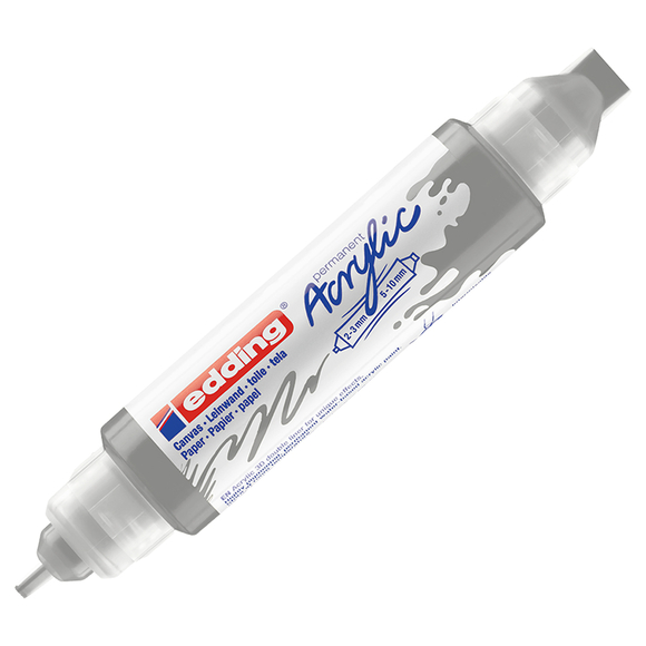 Edding Ed5400923 Akrilik 3D Double Lıner Gümüş