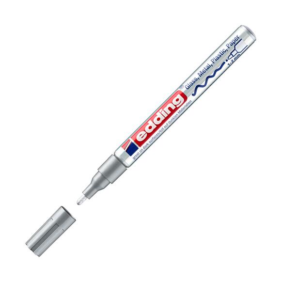 Edding Paint Markör Boya Dekor E-751 CR Gümüş