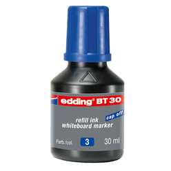 Edding Whiteboard Marker Mürekkep 30 ml Mavi E-BT30 - Thumbnail