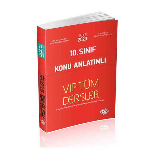 Editör 10. Sınıf Tüm Dersler Konu Anlatımlı