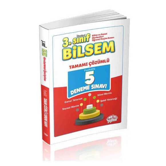 Editör 3. Sınıf Bilsem Tamamı Çözümlü 5 Deneme