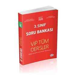 Editör 3. Sınıf VIP Tüm Dersler Soru Bankası Kırmızı Kitap - Thumbnail