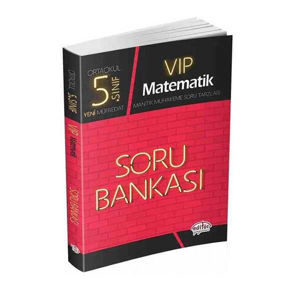 Editör 5. Sınıf Vip Matematik Soru Bankası