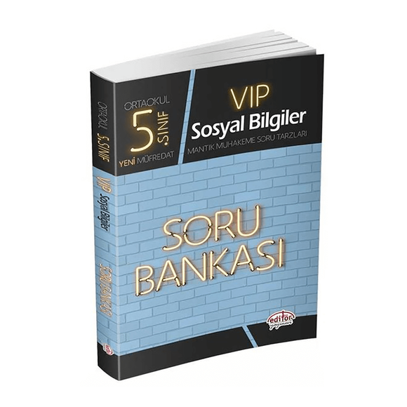 Editör 5. Sınıf VIP Sosyal Bilgiler Soru Bankası