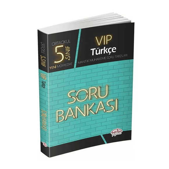 Editör 5. Sınıf Vip Türkçe Soru Bankası