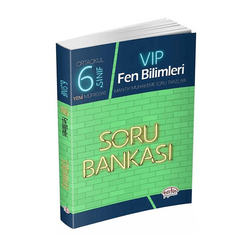 Editör 6. Sınıf VIP Fen Bilimleri Soru Bankası - Thumbnail