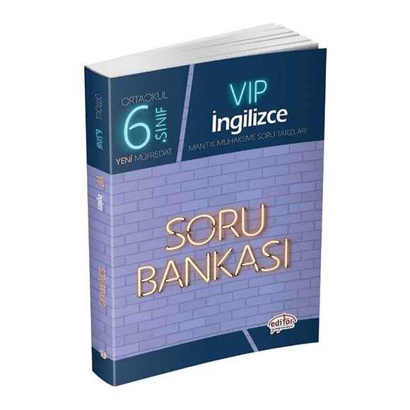 Editör 6. Sınıf VIP İngilizce Soru Bankası