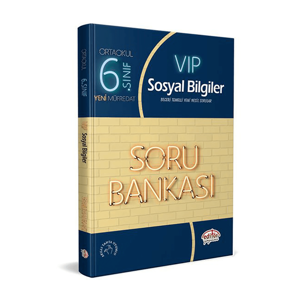 Editör 6. Sınıf VIP Sosyal Bilgiler Soru Bankası