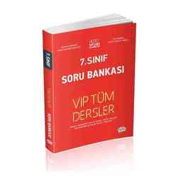 Editör Yayınları - Editör 7. Sınıf VIP Tüm Dersler Soru Bankası Kırmızı Kitap