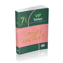Editör Yayınları - Editör 7. Sınıf Vıp Türkçe Soru Bankası