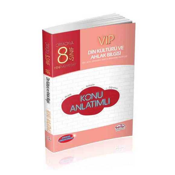 Editör 8. Sınıf Vip Din Kültürü ve Ahlak Bilgisi Konu