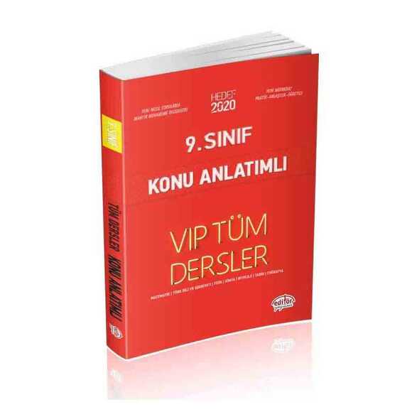 Editör 9. Sınıf Tüm Dersler Konu Anlatımlı
