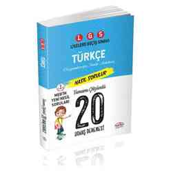 Editör Yayınları - Editör LGS Türkçe 20 Branş Denemesi Nasıl Çözülür 2020