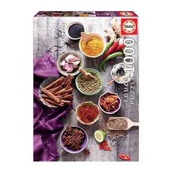 Educa 1000 Parça Assorted Spices Puzzle - Thumbnail