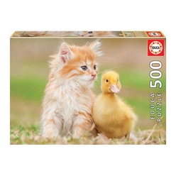 Educa Adorable Friends 500 Parça Puzzle 1846 - Thumbnail