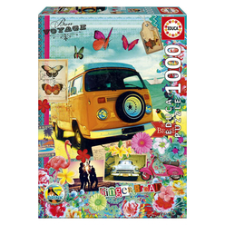 Heidi Educa - Educa Bon Voyage, Gingerbread 1000 Parça Puzzle 17103