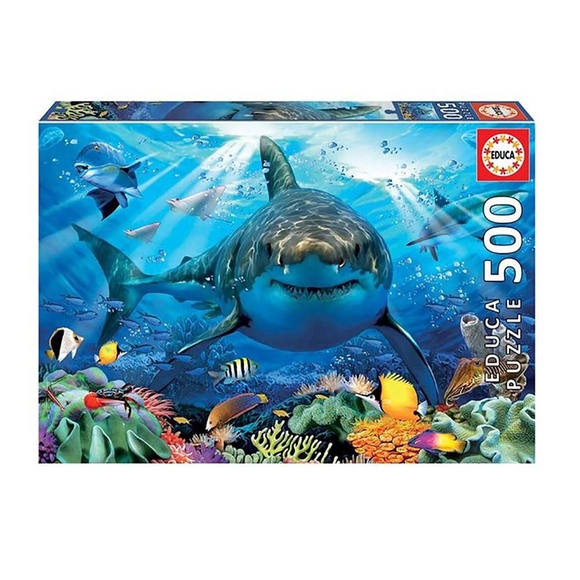Educa Büyük Köpek Balığı 500 Parça Puzzle