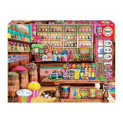 Educa Candy Shop 1000 Parça Puzzle 17104 - Thumbnail