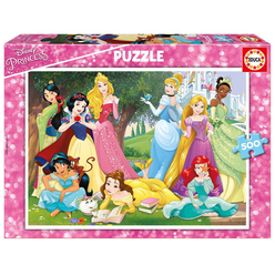 Educa Disney Princesses 500 Parça Puzzle 17723 - Thumbnail