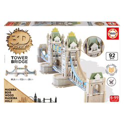 Heidi Educa - Educa Monument Tower Bridge 92 Parça 3D Puzzle 16999