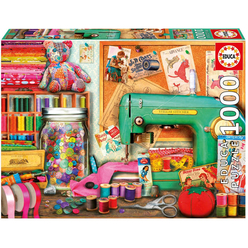 Heidi Educa - Educa Sewing Corner 1000 Parça Puzzle 17660