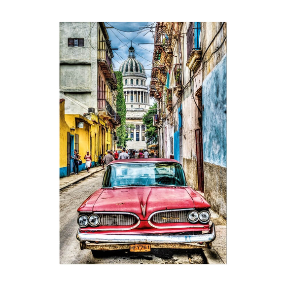 Educa Vintage Car In Old Havana 1000 Parça Puzzle 16754