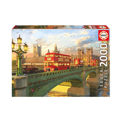 Educa Westminster Köprüsü - Londra Puzzle 2000 Parça 16777 - Thumbnail