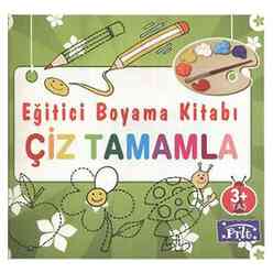 Eğitici Boyama Kitabı - Çiz Tamama - Thumbnail