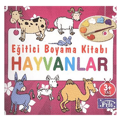 Eğitici Boyama Kitabı - Hayvanlar - Thumbnail