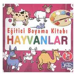 Eğitici Boyama Kitabı - Hayvanlar - Thumbnail