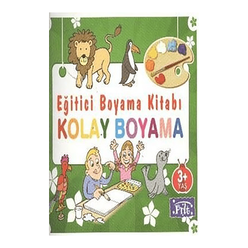 Eğitici Boyama Kitabı - Kolay Boyama - Thumbnail