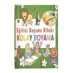 Parıltı Yayınları - Eğitici Boyama Kitabı - Kolay Boyama