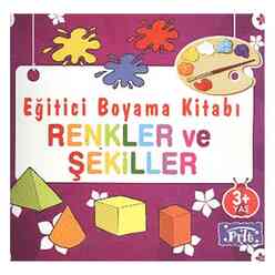 Eğitici Boyama Kitapları - Renkler Ve Şekiller - Thumbnail