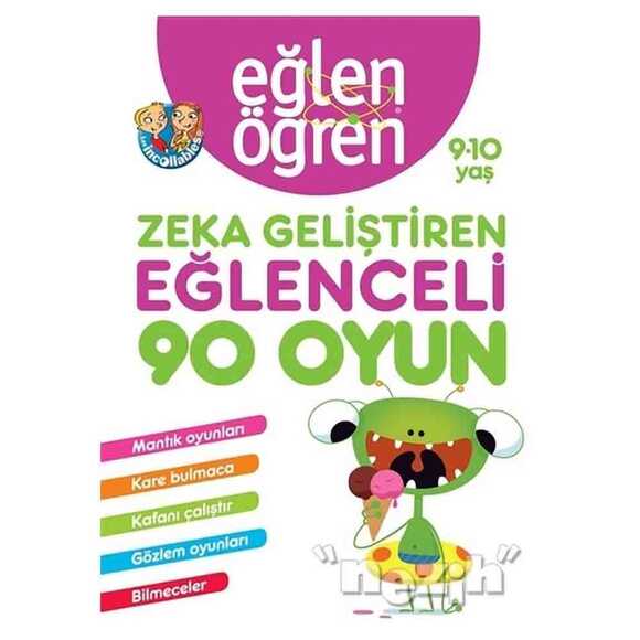 Eğlen Öğren 9-10 Yaş - Zeka Geliştiren Eğlenceli 90 Oyun