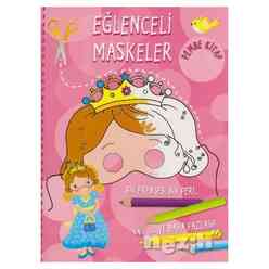 Eğlenceli Maskeler Pembe Kitap - Thumbnail