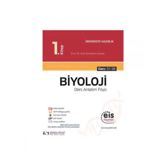 Eis 1. Kitap Biyoloji Ders Anlatım Föyü