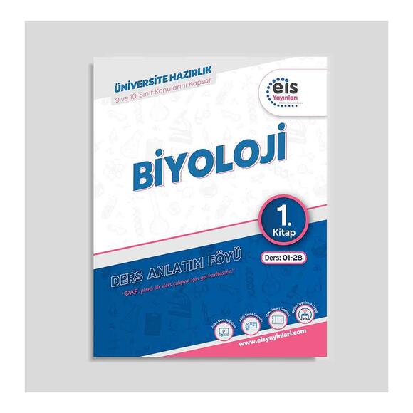 Eis YKS Biyoloji Ders Anlatım Föyü 1. Kitap Mavi Set
