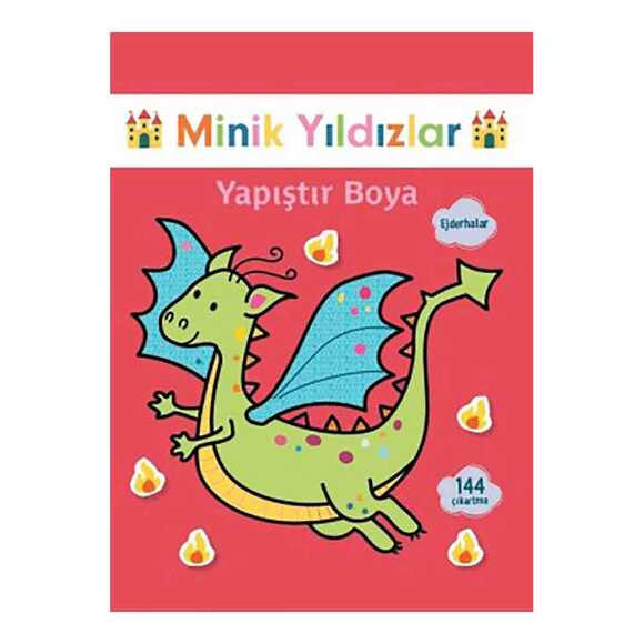 Ejderhalar Yapıştır Boya - Minik Yıldızlar