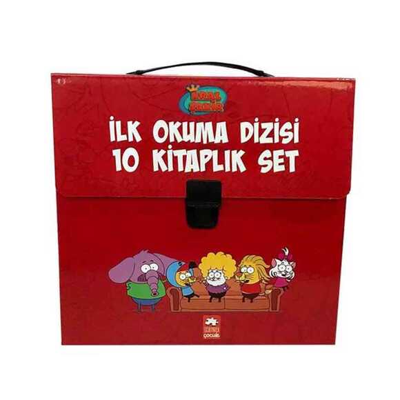 Eksik Parça Kral Şakir Çantali Set (10 Kitap Takım) - Kırmızı