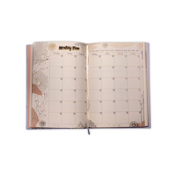 Ela’s Paper  365 Day Planner İngilizce Mottolu Ciltli Planlayıcı