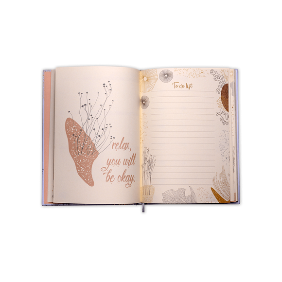 Ela’s Paper  365 Day Planner İngilizce Mottolu Ciltli Planlayıcı