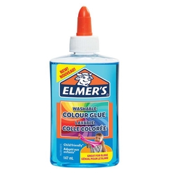 Elmer’s Şeffaf Renkli Sıvı Yapıştırıcı Mavi 147 ml 2109485 - Thumbnail