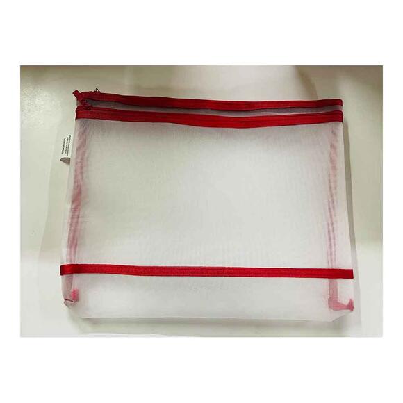 Enddata Mesh Dosya A4 Çift Cepli Kırmızı