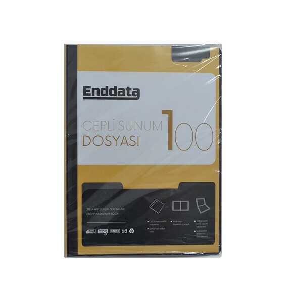 Enddata Ön Cepli Sunum Dosyası 100’lü Siyah NZH 1300-3