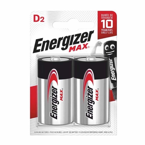 Energizer Büyük Boy D Pil 2’li EMD2