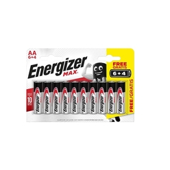 Energizer Max Alkaline AAA 6+4 Pil BP10 - Thumbnail