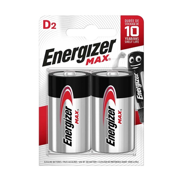 Energizer Max D Büyük Boy Pil 2 li Blister