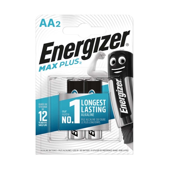 Energizer Max Plus AA Kalem Pil 2 li Blister 