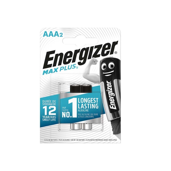 Energizer Max Plus AAA Kalem Pil İnce 2 li Blister